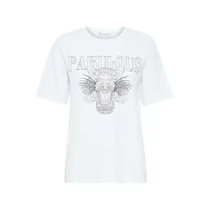 Women's sequin T-shirt Pulz Jeans Mandy image-0