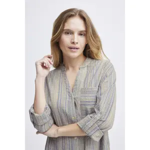 Robe chemise manches longues femme Pulz Jeans Shelly image-6