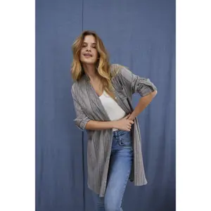 Robe chemise manches longues femme Pulz Jeans Shelly image-3