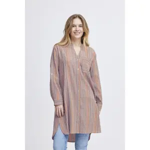 Robe chemise manches longues femme Pulz Jeans Shelly image-2