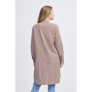 Robe chemise manches longues femme Pulz Jeans Shelly image-4