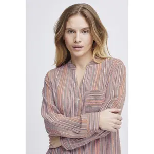 Robe chemise manches longues femme Pulz Jeans Shelly image-6