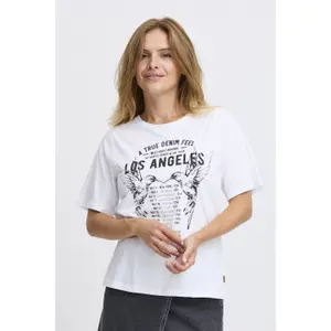 T-shirt de mulher Pulz Jeans Zalba Tour image-1