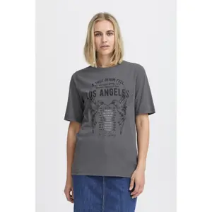 T-shirt de mulher Pulz Jeans Zalba Tour image-1