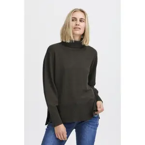 Jersey de cuello alto para mujer Pulz Jeans Steffi image-1