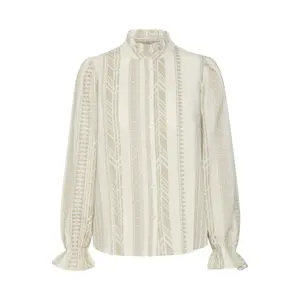 Langarmshirt Damen Pulz Jeans Tiona image-0