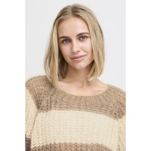 Randig tröja med rund hals och långa ärmar för kvinnor Pulz Jeans Peyton image-5