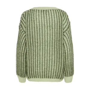 Sweatshirt com gola redonda e mangas longas para mulher Pulz Jeans Peyton image-3