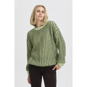 Sweatshirt com gola redonda e mangas longas para mulher Pulz Jeans Peyton image-1