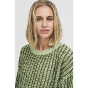 Sweatshirt com gola redonda e mangas longas para mulher Pulz Jeans Peyton image-5