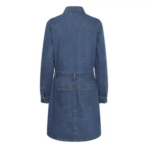 Vestido vaquero de manga larga Pulz Jeans Alina image-1