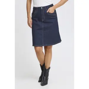 Denim skirt for women Pulz Jeans Katja image-1