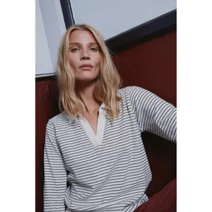 Damska koszulka z długim rękawem Pulz Jeans Rowan image-3