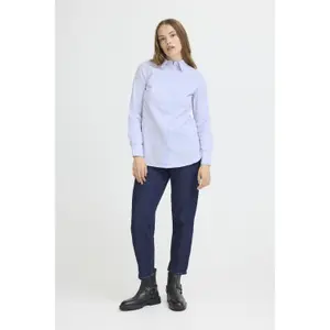Långärmad blus för kvinnor Pulz Jeans Elna image-1