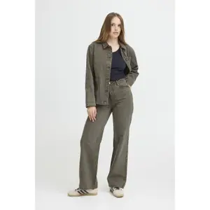 Dames jeans met wijde pijpen Pulz Jeans Gianni image-3