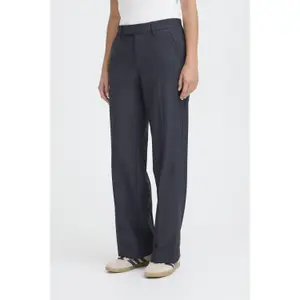 Wide leg women's trousers Pulz Jeans Bindy image-2