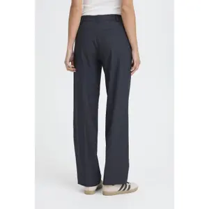 Wide leg women's trousers Pulz Jeans Bindy image-4