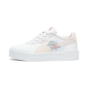 Girl Trainers Puma Carina 3.0 Floral image-1