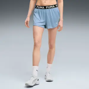 Shorts da donna in maglia Puma Strong 3" image-4