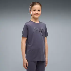 Girl's T-shirt Puma Double Cat Logo Graphic image-2
