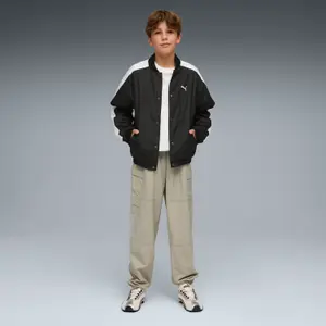 Børns cargo joggingbukser med lommer Puma Wardrobe Essential Relaxed TR CL image-1