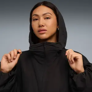 Oversized Vandtæt Half-Zip Damejakke Puma image-3