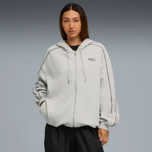 Sweatshirt à capuche oversized full-zip femme Puma image-2