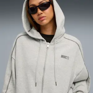 Sweatshirt à capuche oversized full-zip femme Puma image-3