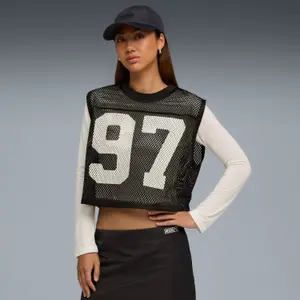 Damen Mesh Tanktop Puma ROSÉ Relaxed image-2