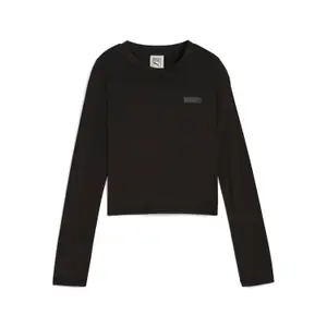 T-shirt Slim med lange ærmer til damer Puma