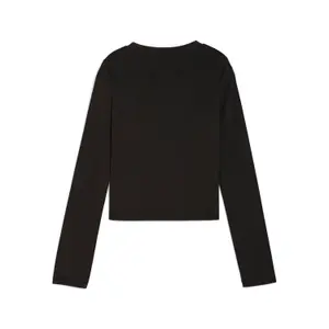 T-shirt Slim med lange ærmer til damer Puma image-1