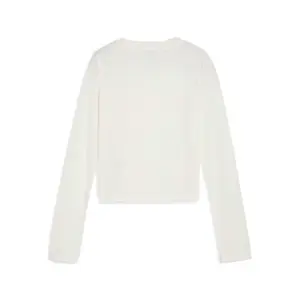 T-shirt Slim med lange ærmer til damer Puma image-1