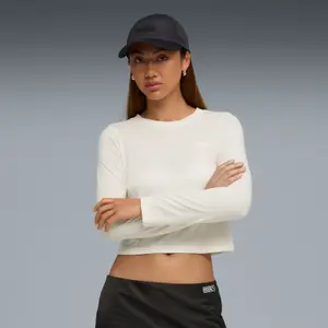 T-shirt Slim med lange ærmer til damer Puma image-2