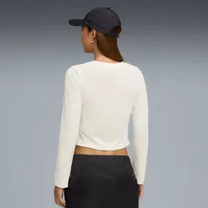 T-shirt Slim med lange ærmer til damer Puma image-5