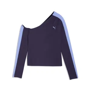 T-shirt asimmetrica da donna Puma T7