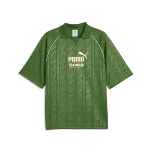 Ribbed V-neck T-shirt Puma image-0