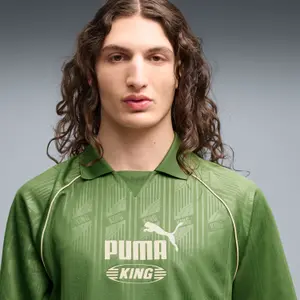 Ribbed V-neck T-shirt Puma image-3