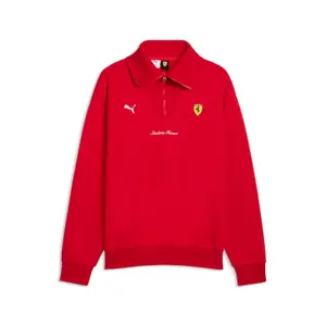 Sweatshirt med 1/2 dragkedja Puma Ferrari Ferrari Little Shield