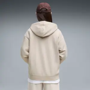 Γυναικείο χαλαρό φούτερ με κουκούλα από fleece Puma Essentials image-3