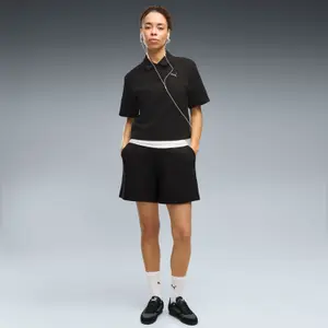 Women's Retro Polo Neck T-Shirt Puma image-4
