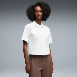 Women's Retro Polo Neck T-Shirt Puma image-2