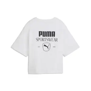 T-shirt med tryk på ryggen dame Puma Graphic image-1