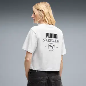 T-shirt med tryk på ryggen dame Puma Graphic image-3