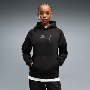 Γυναικείο φούτερ με κουκούλα Puma Cat Graphic image-2