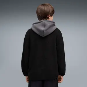 Embroidered Hoodie Child Puma Cat Logo image-5