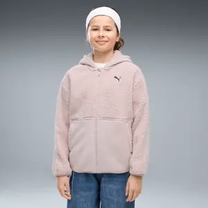 Embroidered Hoodie Child Puma Cat Logo image-2
