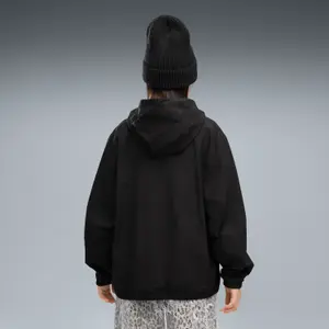 Soft Fleece Hooded Sweatshirt Child Puma Cat Logo image-3