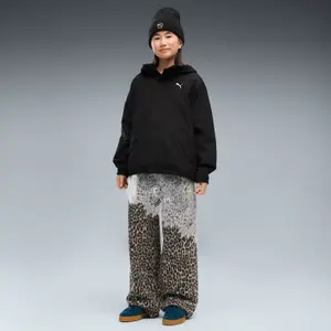 Soft Fleece Hooded Sweatshirt Child Puma Cat Logo image-4