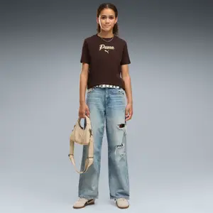 Girl's T-shirt Puma Script Graphic image-4