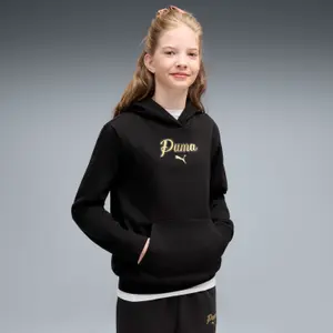 Girl hoodie Puma Script Graphic image-2